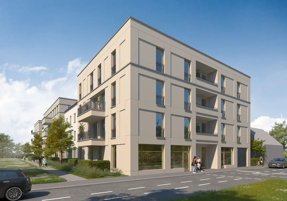 Visualisierung, Wohnbau und Gewerbe, 36 Wohneinheiten